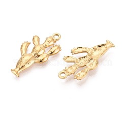 304 Stainless Steel Cactus Pendants&nbsp;STAS-T067-47G