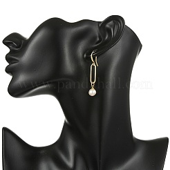 Natural Cultured Freshwater Pearl Dangle Earrings&nbsp;EJEW-JE07217