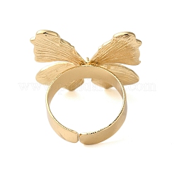 Butterfly Alloy Open Cuff Rings for Women&nbsp;LS-RJEW-U006-06B-G