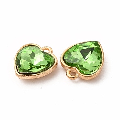 Faceted Glass Rhinestone Pendants&nbsp;GLAA-I051-B15