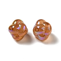 UV Plating Rainbow Iridescent Acrylic Beads&nbsp;PACR-M002-02C