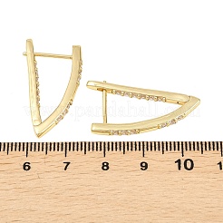 Brass Hoop Earrings&nbsp;EJEW-D348-02G