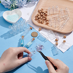 Miniature Glass Bottles&nbsp;AJEW-WH0709-008
