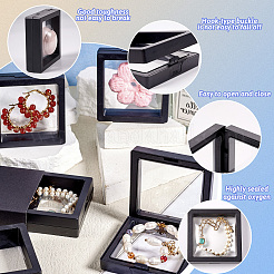 Square Transparent PE Thin Film Suspension Jewelry Floating Frame Displays&nbsp;ODIS-TAC0002-02A