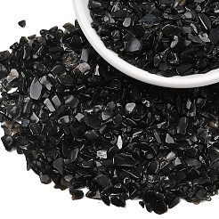 Natural Obsidian Chip Beads&nbsp;G-L453-08