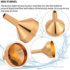 12Pcs Aluminum Funnel Hopper&nbsp;AJEW-GF0010-32