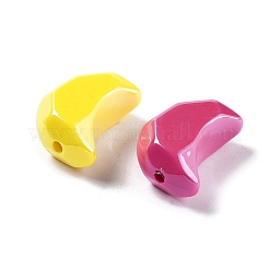 Opaque Acrylic Beads&nbsp;X-OACR-Z017-04B