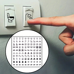 PVC Self-adhesive Stickers&nbsp;DIY-GF0013-33