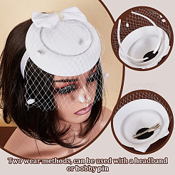 2 Sets 2 Colors Mesh Veil Hair Bands&nbsp;MRMJ-GA0001-23