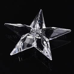 Transparent Acrylic Pendants&nbsp;TACR-T028-09A