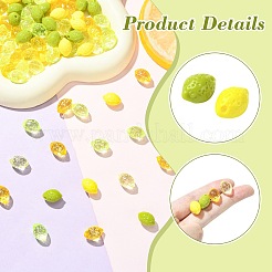100Pcs 3 Styles Baking Paint Opaque and Transparent Acrylic Beads&nbsp;SACR-CJ0001-90