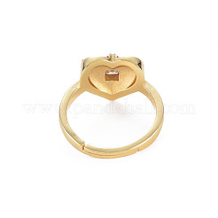 Adjustable Brass Micro Pave Colorful Cubic Zirconia Finger Rings&nbsp;RJEW-S044-163-NF