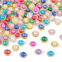 200Pcs 20 Colors Alloy Rhinestone Cabochons&nbsp;FIND-TA0006-32
