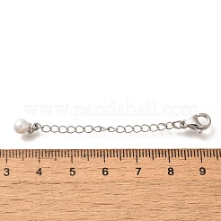 Brass End with Chain&nbsp;KK-C085-13P