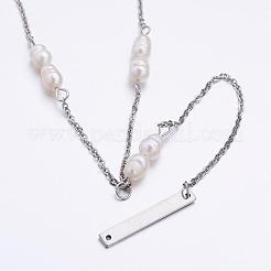 304 Stainless Steel Pendant Necklaces&nbsp;NJEW-JN01650