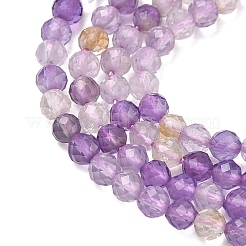 Natural Ametrine Beads Strands&nbsp;G-K407-A01-3mm