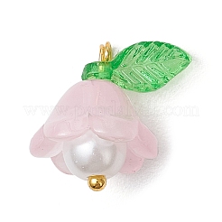 9Pcs 9 Colors Glass Pendants&nbsp;PALLOY-MZ00837