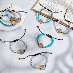 12Pcs 3 Colors Alloy Link Bracelets&nbsp;BJEW-GO0001-42