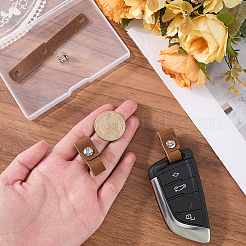 3 Bags Imitation Leather Car Keychain Straps&nbsp;FIND-CL0001-80B