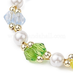 Chakra Theme Acrylic Beaded Bracelets&nbsp;BJEW-JB11208
