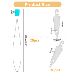 20Pcs Stainless Steel Sewing Needle Devices&nbsp;TOOL-HS0001-62