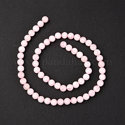 Natural Madagascar Rose Quartz Beads Strads&nbsp;X1-G-D655-6mm