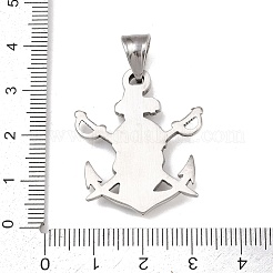 304 Stainless Steel Pendants&nbsp;STAS-B110-04AS