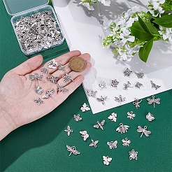 100Pcs 20 Styles Tibetan Style Alloy Pendants&nbsp;FIND-UN0010-15