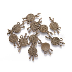 Tibetan Style Pendants&nbsp;TIBEP-LF10465YKG-AB-LF