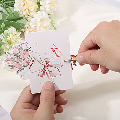 Iron Name Card Holder&nbsp;AJEW-WH0542-018C