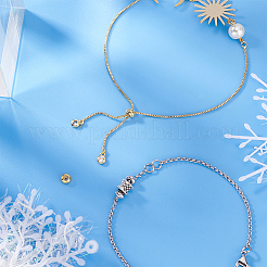 6Pcs 3 Colors 925 Sterling Silver Beads&nbsp;STER-PH0002-03