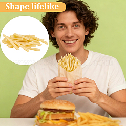 40Pcs PVC Imitation Food French Fries&nbsp;AJEW-CN0007-08