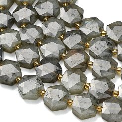 Natural Gray Labradorite Beads Strands&nbsp;G-L660-A02-01