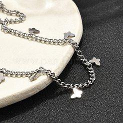 304 Stainless Steel Butterfly Bracelets&nbsp;BJEW-R021-06P