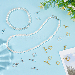 120 Sets 6 Styles Tibetan Style Alloy Toggle Clasps&nbsp;FIND-AR0005-77