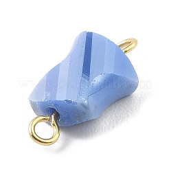 Electroplated Glass Connector Charms&nbsp;PALLOY-JF02205