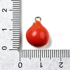 Brass Acrylic Pendants&nbsp;OACR-R006-04G-04