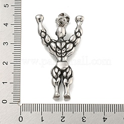 316 Surgical Stainless Steel Pendants&nbsp;STAS-E212-36AS