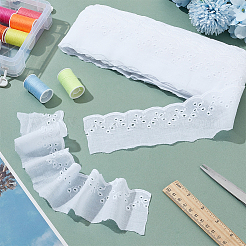 Cotton Ribbon&nbsp;OCOR-WH0088-91