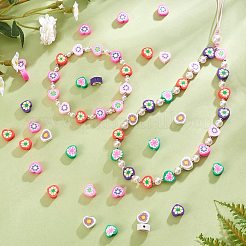 315Pcs 7 Colors Handmade Polymer Clay Beads&nbsp;CLAY-SZ0001-84
