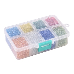 8/0 Round Glass Seed Beads&nbsp;SEED-JP0007-17-3mm