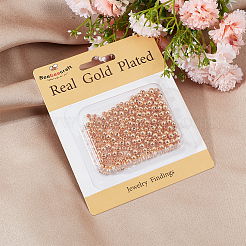 300Pcs 3 Style Rack Plating Brass Beads&nbsp;KK-BBC0011-14