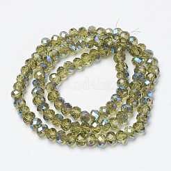 Electroplate Glass Beads Strands&nbsp;EGLA-A034-T2mm-I19