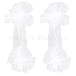 Polyester Lace Fabric with Plastic Arm Sleeves&nbsp;AJEW-WH20009-45