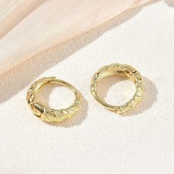 Brass Hoop Earrings&nbsp;KK-CBA30C7-12G