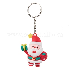 Christmas Theme PVC Plastic Keychains&nbsp;KEYC-JKC00781-02