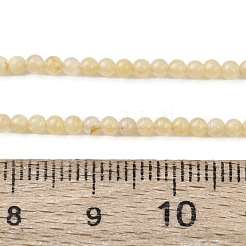 Natural Topaz Jade Beads Strands&nbsp;G-Z116-A11-2mm