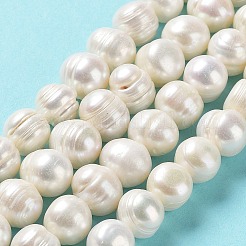 Natural Cultured Freshwater Pearl Beads Strands&nbsp;PEAR-E019-12