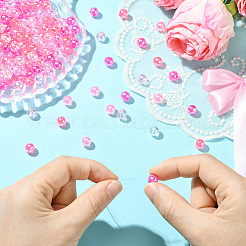 5 Colors Transparent Acrylic Beads&nbsp;MACR-PA0001-03B-02