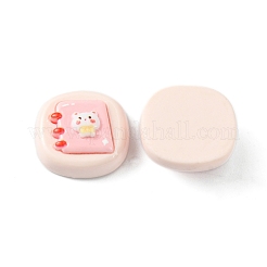 Opaque Cute Cartoon Resin Cabochons&nbsp;CRES-O006-06C